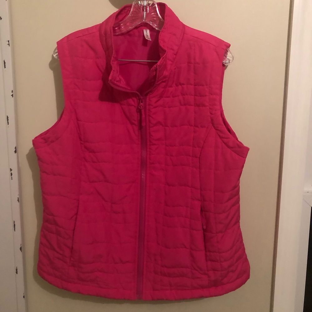 Like New ExerTek Pink Quilted Vest